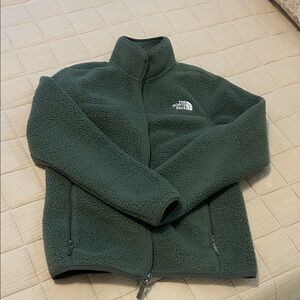 The North Face Forest Green Fleece Jacket